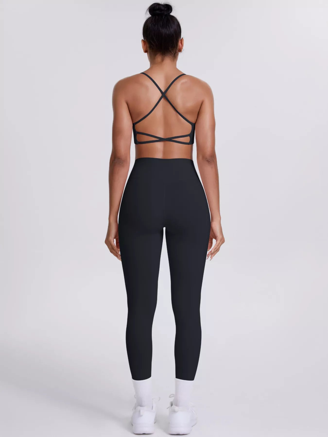 Criss-Cross Back Cami and Leggings Active Set – image 10
