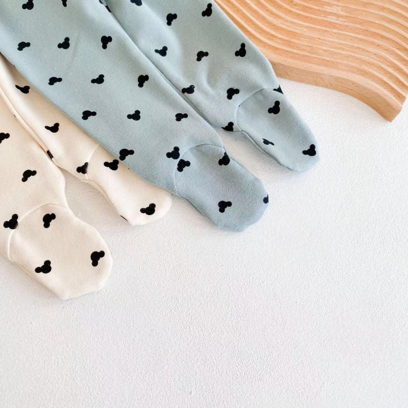 Baby Cartoon Print Pattern Soft Onesies Combo Trousers Sets - Nordavory