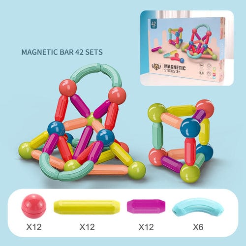 Baby Toys Magnetic Stick Building Blocks Game Magnets Children Set - Nordavory