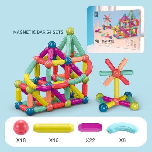 Baby Toys Magnetic Stick Building Blocks Game Magnets Children Set - Nordavory