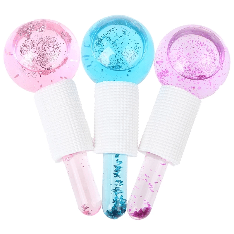 Beauty Ice Hockey Energy Crystal Globe Facial Massager - Nordavory