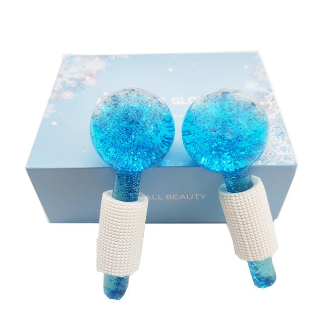 Beauty Ice Hockey Energy Crystal Globe Facial Massager - Nordavory