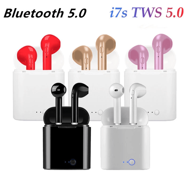 Bluetooth i7s TWS Wireless earbuds for Iphone Huawei Samsung Tech Accessories nordavory
