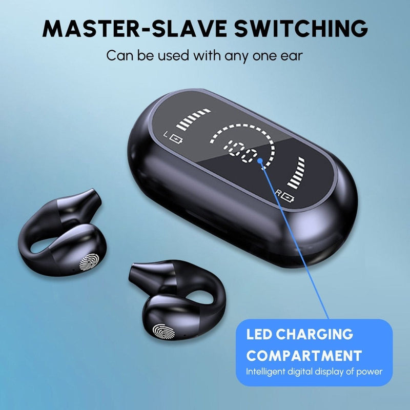 Bone Conduction BT5.3 Stereo Bluetooth Headphones IPX5 Waterproof - Nordavory