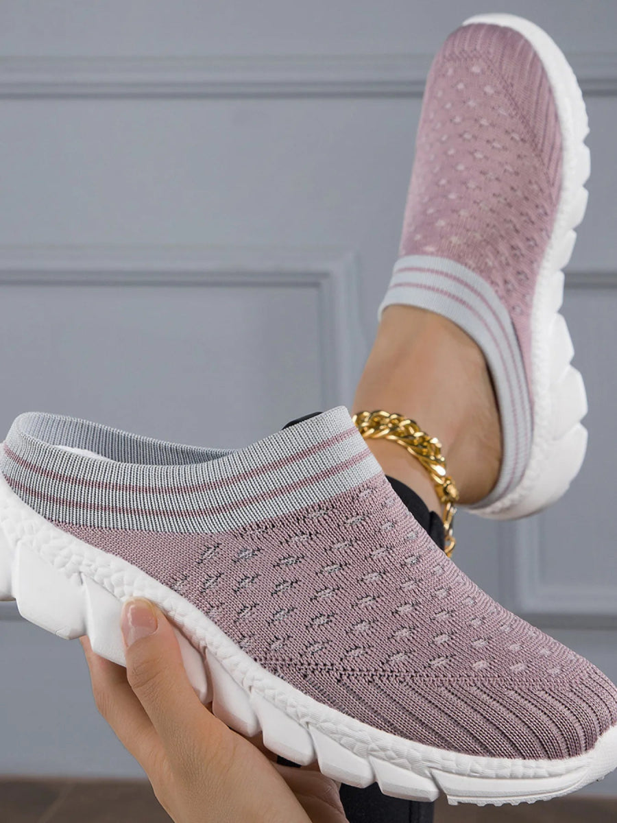 Breathable Mesh Slip-On Sneakers-Nordavory