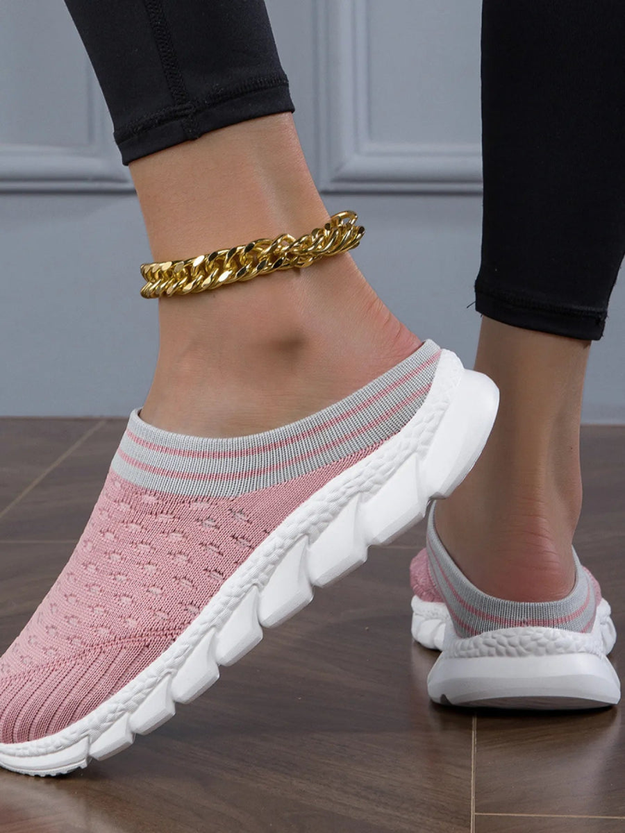 Breathable Mesh Slip-On Sneakers-Nordavory