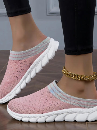 Breathable Mesh Slip-On Sneakers-Nordavory