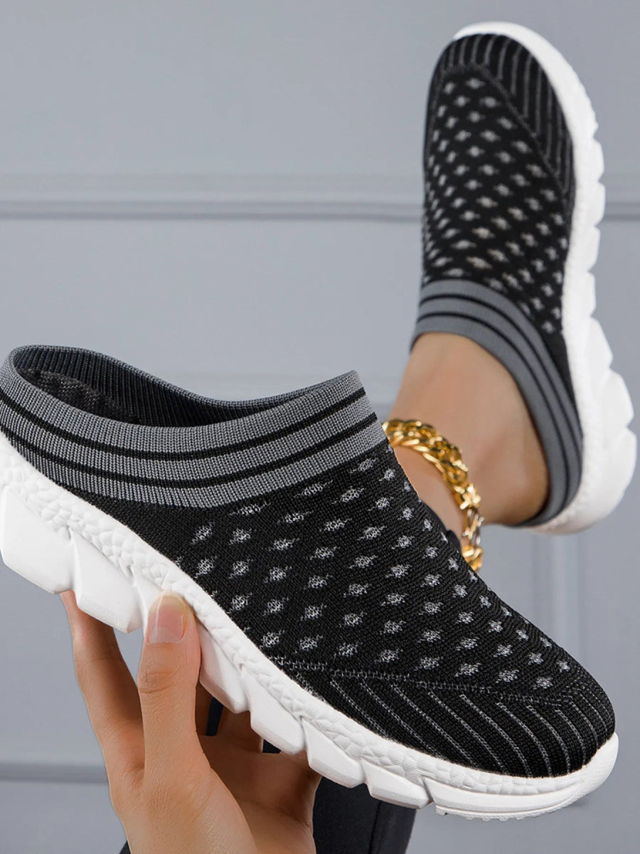 Breathable Mesh Slip-On Sneakers-Nordavory