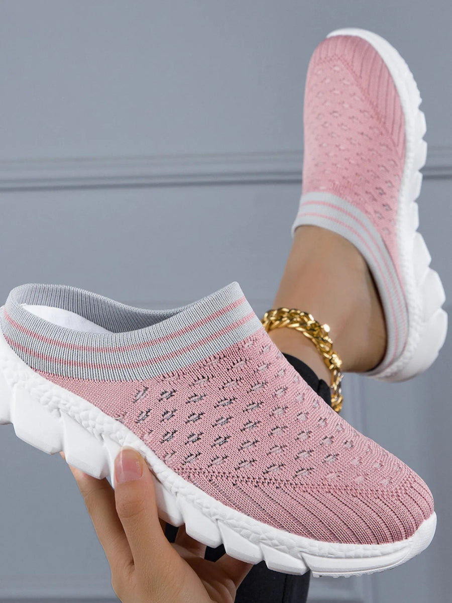 Breathable Mesh Slip-On Sneakers-Nordavory