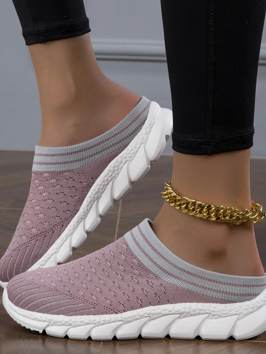 Breathable Mesh Slip-On Sneakers-Nordavory
