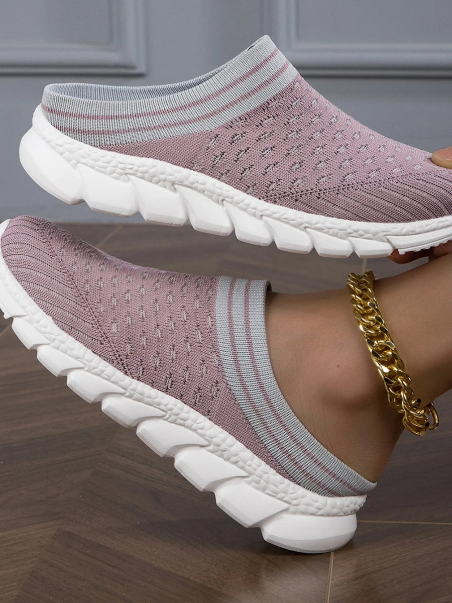 Breathable Mesh Slip-On Sneakers-Nordavory