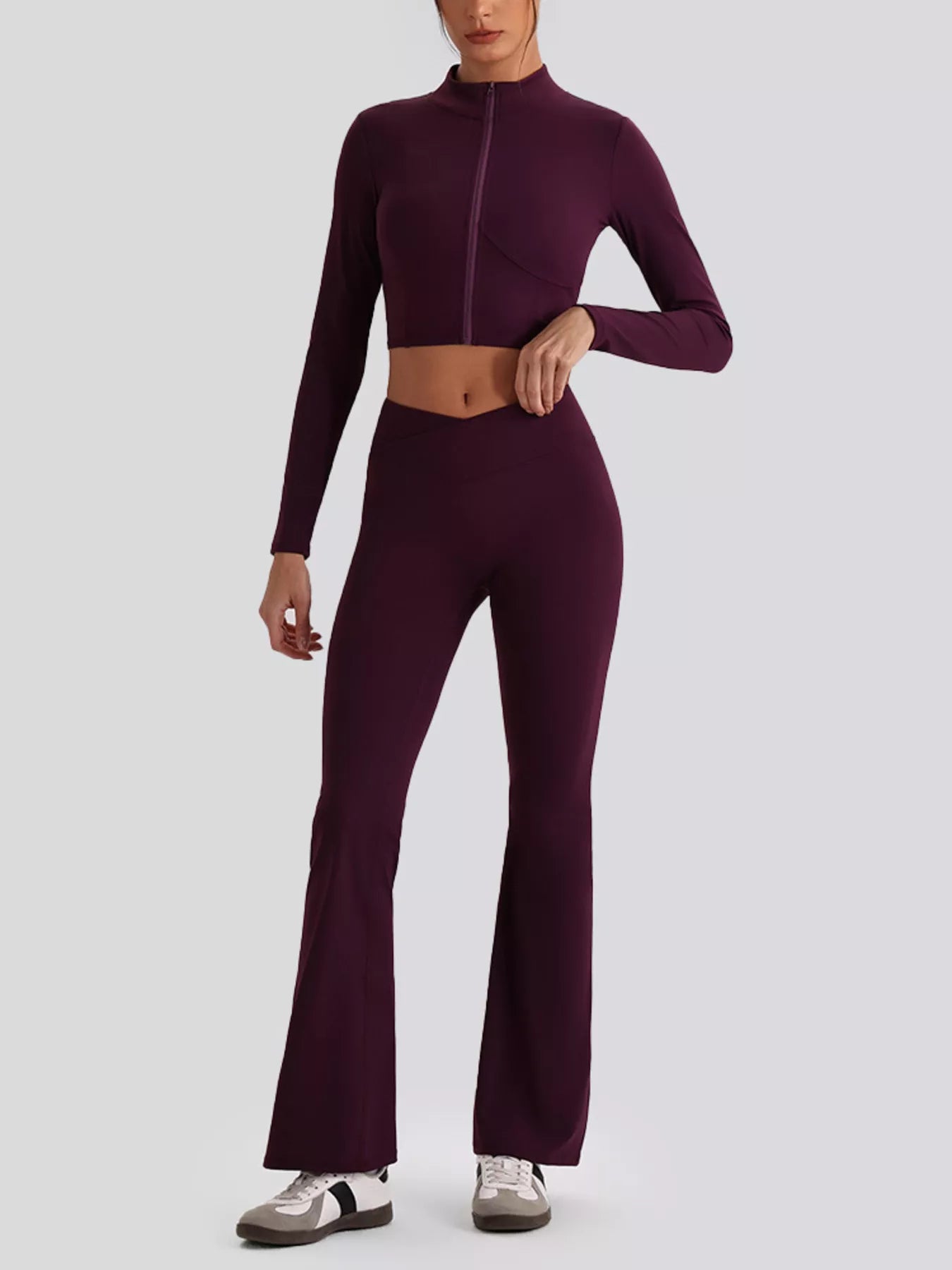 Seamless Criss-Cross V-Neck Tank and Leggings Active Set – image 27