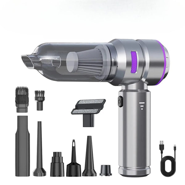 Car Vacuum Cleaner Wireless Mini Handheld Strong Suction Cleaning - Nordavory