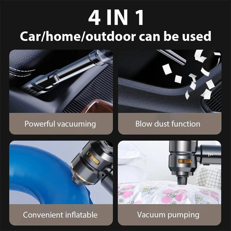 Car Vacuum Cleaner Wireless Mini Handheld Strong Suction Cleaning - Nordavory