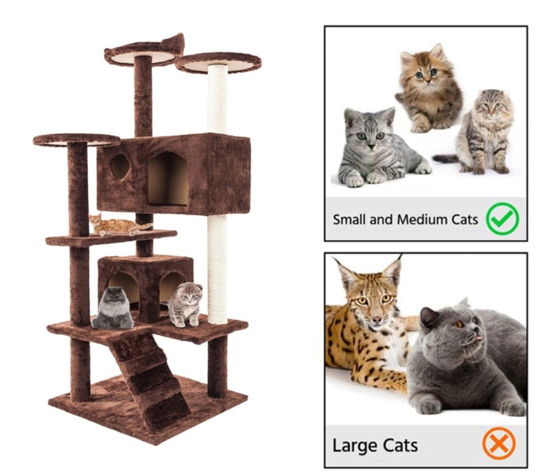Cat Climbing Sisal Rope Tower - Nordavory