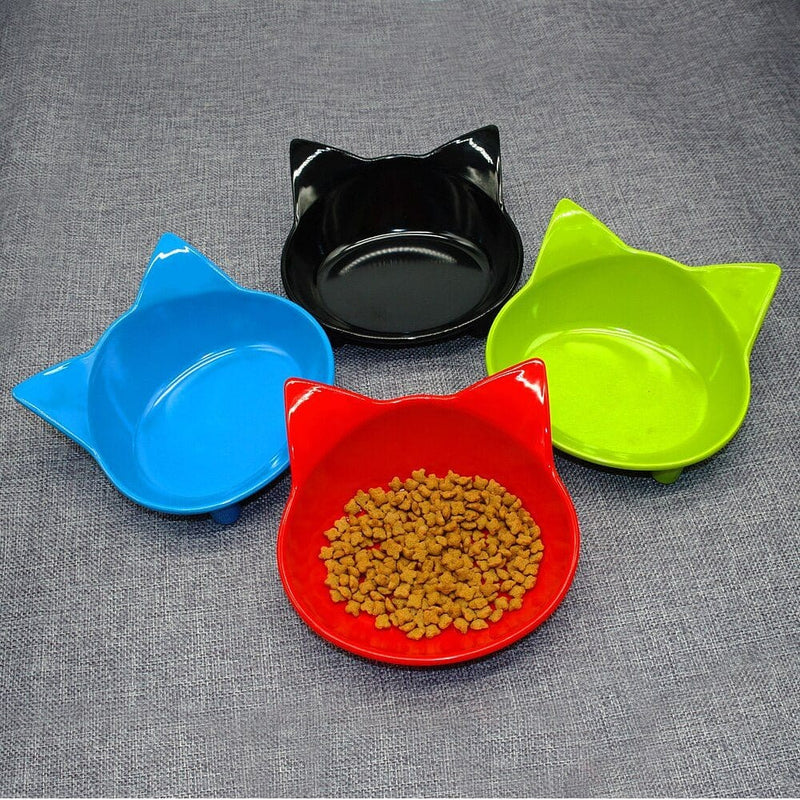 Cat Dog Feeding Bowl Cat Puppy Food Dish Container Pets nordavory