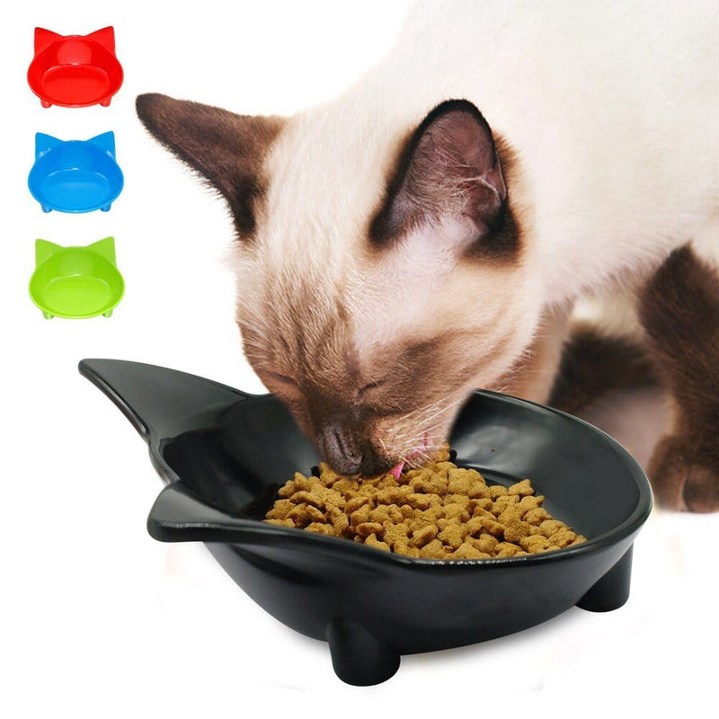 Cat Dog Feeding Bowl Cat Puppy Food Dish Container Pets nordavory