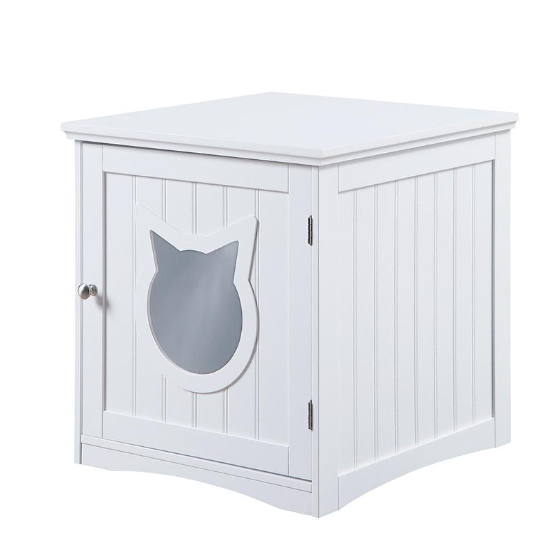 Cat House Side Table, Nightstand Pet House, Litter Box Enclosure - Nordavory