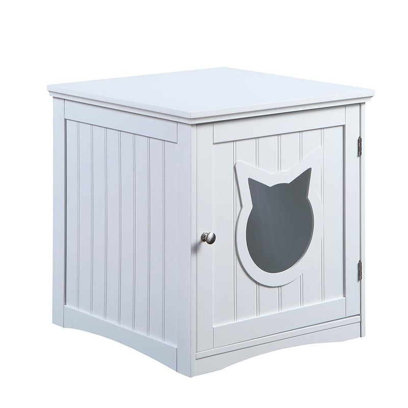Cat House Side Table, Nightstand Pet House, Litter Box Enclosure - Nordavory