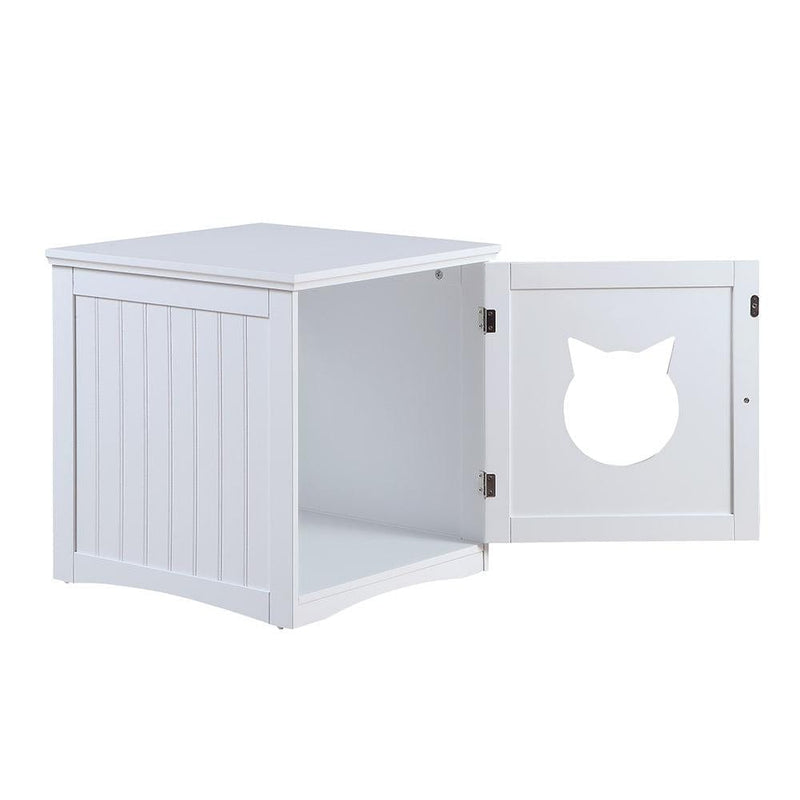 Cat House Side Table, Nightstand Pet House, Litter Box Enclosure - Nordavory