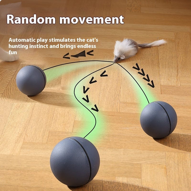 Cat Toys Mouse Teaser Ball Funny Moving Toy For Pets Cat Dog Electric - Nordavory