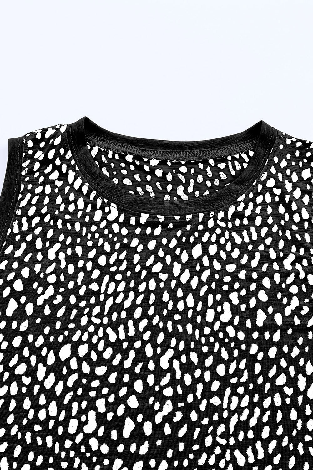 Printed Round Neck Tank-Nordavory