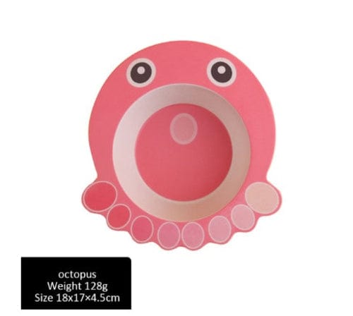 Children bowl Feeding Dishes Baby Plate Animal Creative Dinnerware - Nordavory