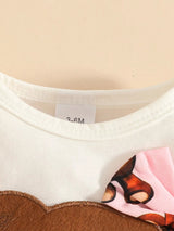 Children's Bear Long Sleeve Dress with Headband - Nordavory