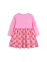 Children's Butterfly Long Sleeve Casual Dress - Nordavory