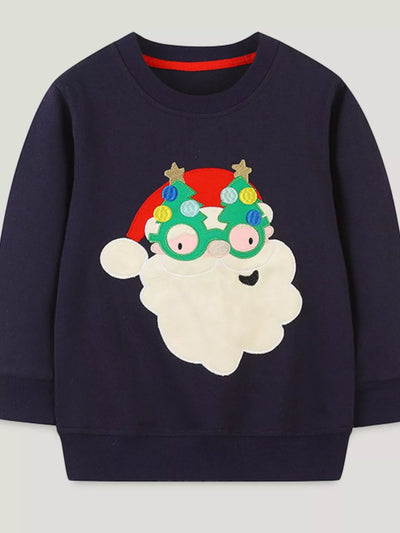 Children's Christmas Santa Crew Neck Sweatshirt – Nordavory