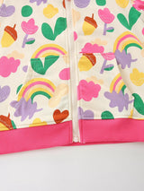 Children's Contrast Zip - Up Hoodie - Nordavory