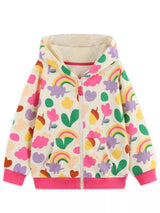Children's Contrast Zip - Up Hoodie - Nordavory
