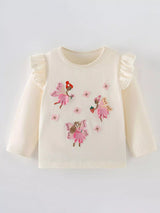 Children's Fairy Embroidered Long Sleeve T-Shirt - Nordavory