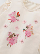 Children's Fairy Embroidered Long Sleeve T-Shirt - Nordavory