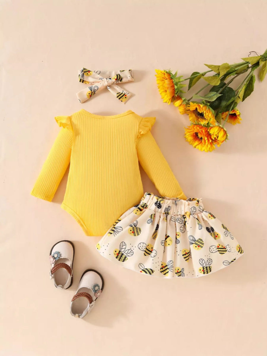 Children's Little Lady Bee - Themed 3 - Piece Set - Nordavory