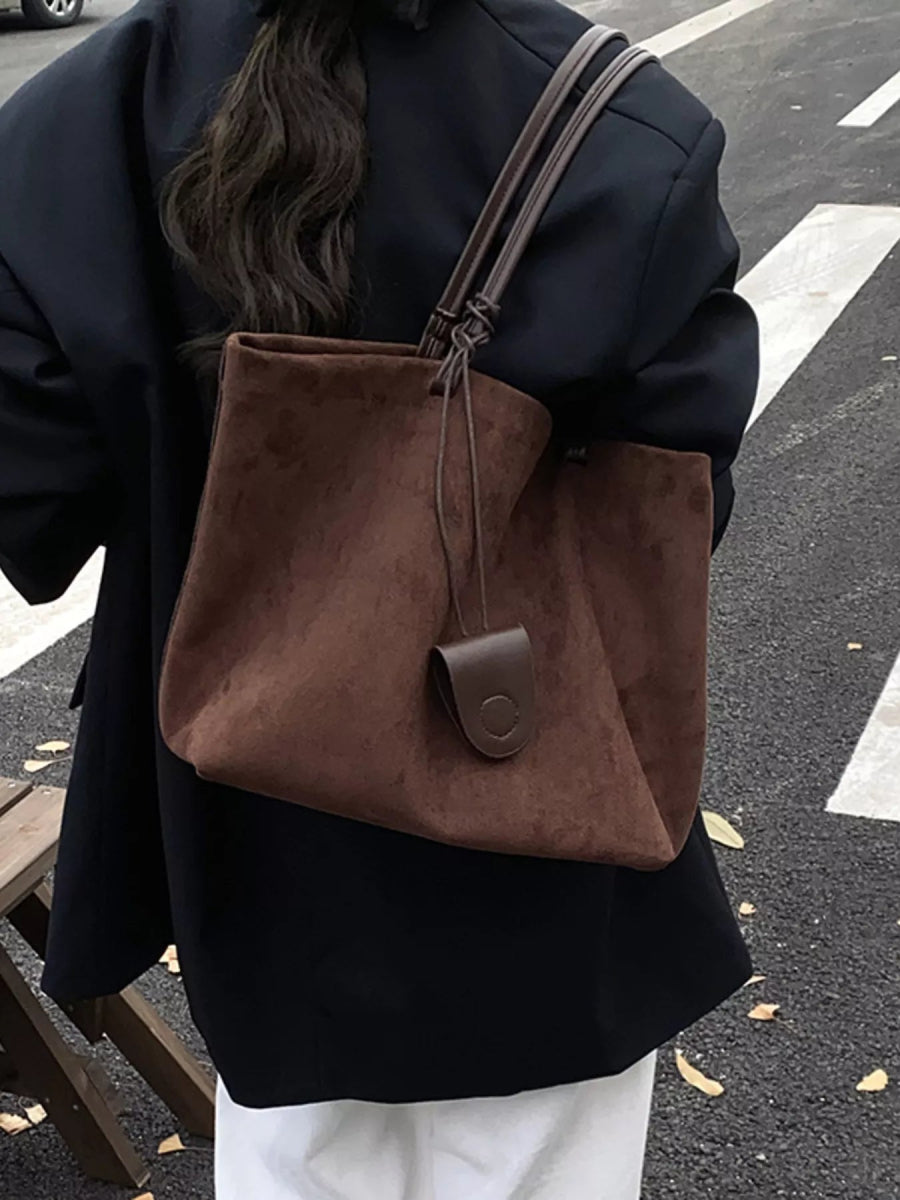 Classic Suede Tote Bag-Nordavory