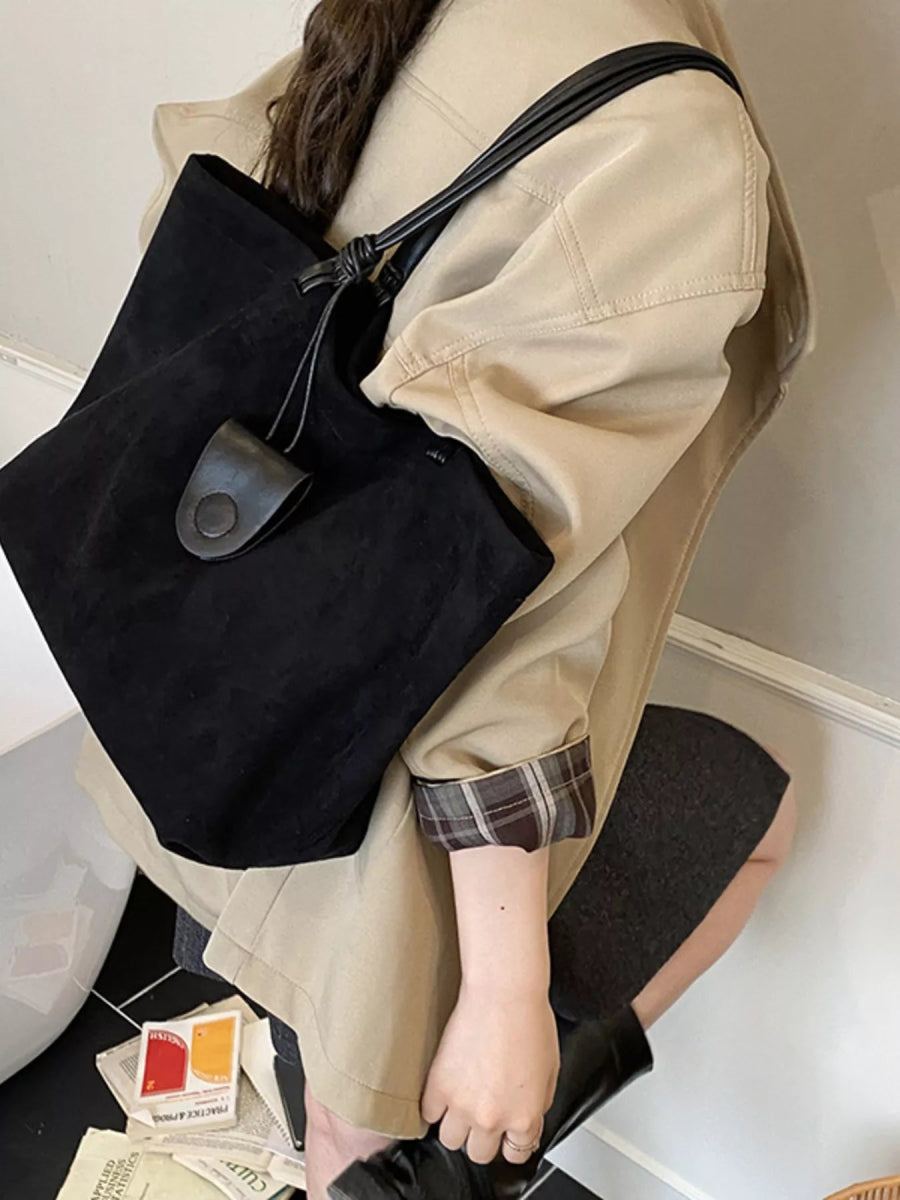 Classic Suede Tote Bag-Nordavory