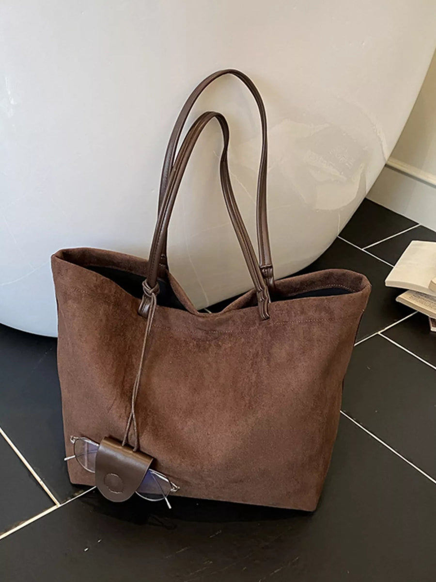 Classic Suede Tote Bag-Nordavory