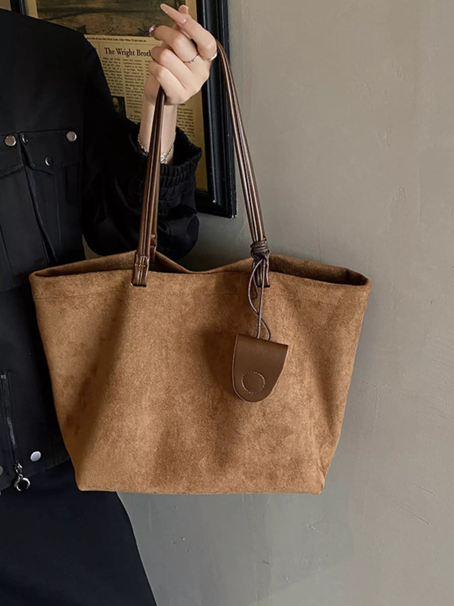 Classic Suede Tote Bag-Nordavory