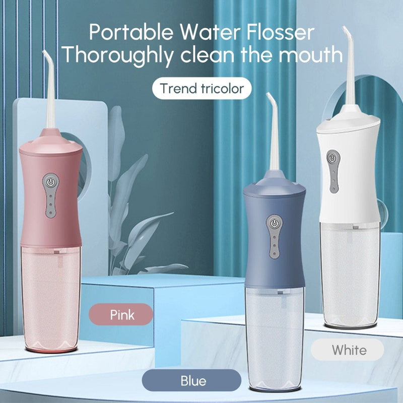 Cordless Water Dental Flosser Rechargeable Oral Irrigator for Teeth - Nordavory