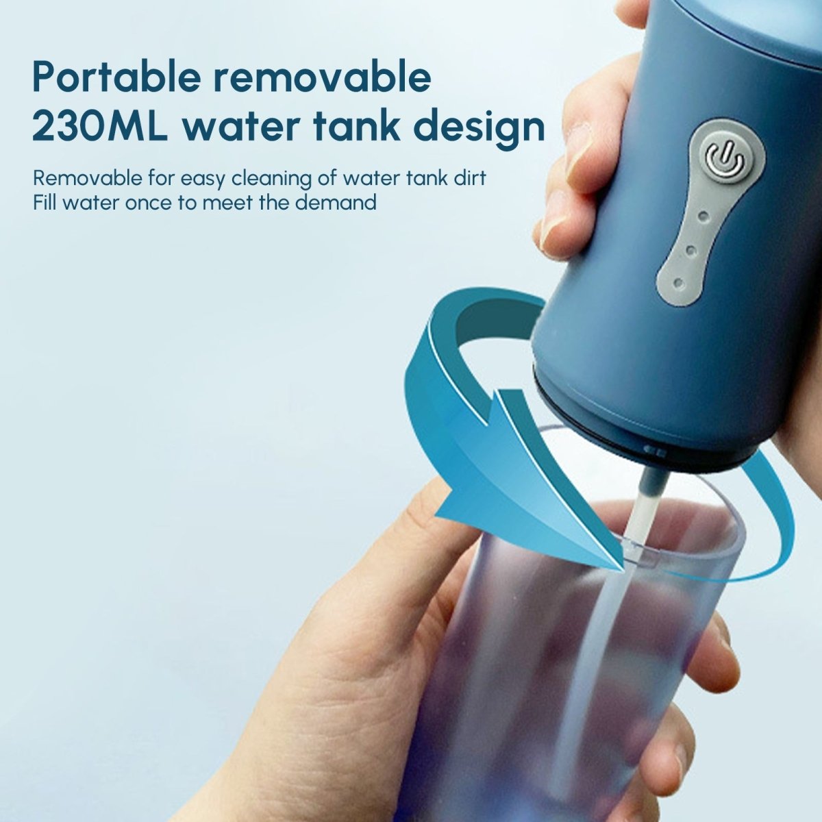 Cordless Water Dental Flosser Rechargeable Oral Irrigator - Nordavory