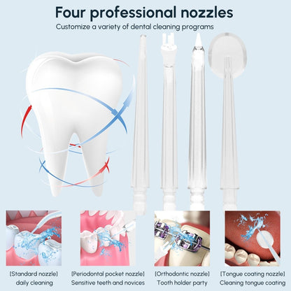 Cordless Water Dental Flosser Rechargeable Oral Irrigator - Nordavory