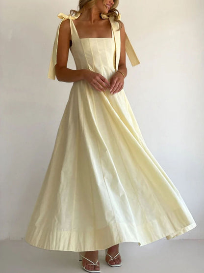 Gradient Tie Shoulder Maxi Dress-Nordavory