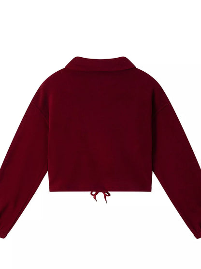 Quarter Zip Sweatshirt and Pants Set-Nordavory