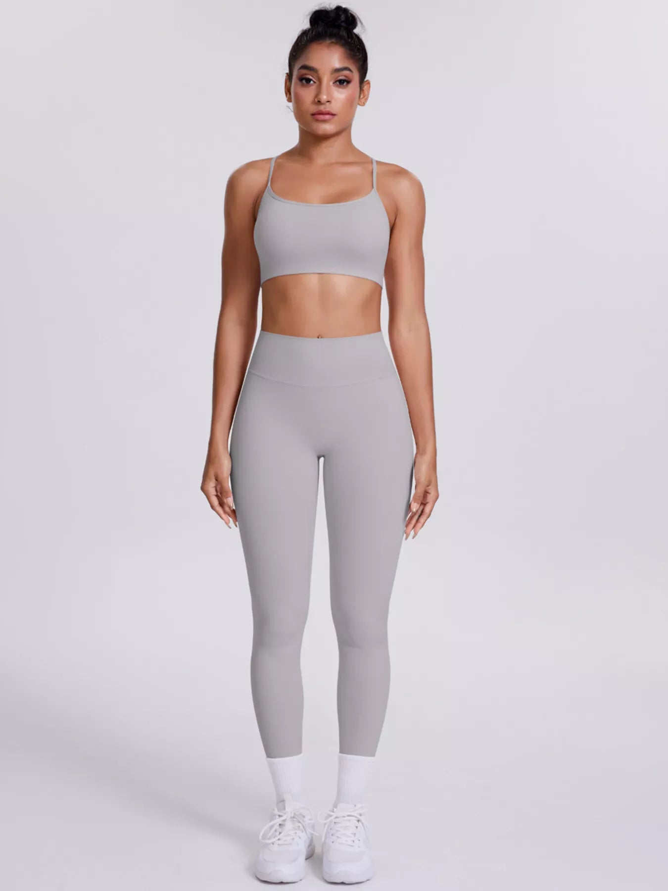 Criss-Cross Back Cami and Leggings Active Set – image 18