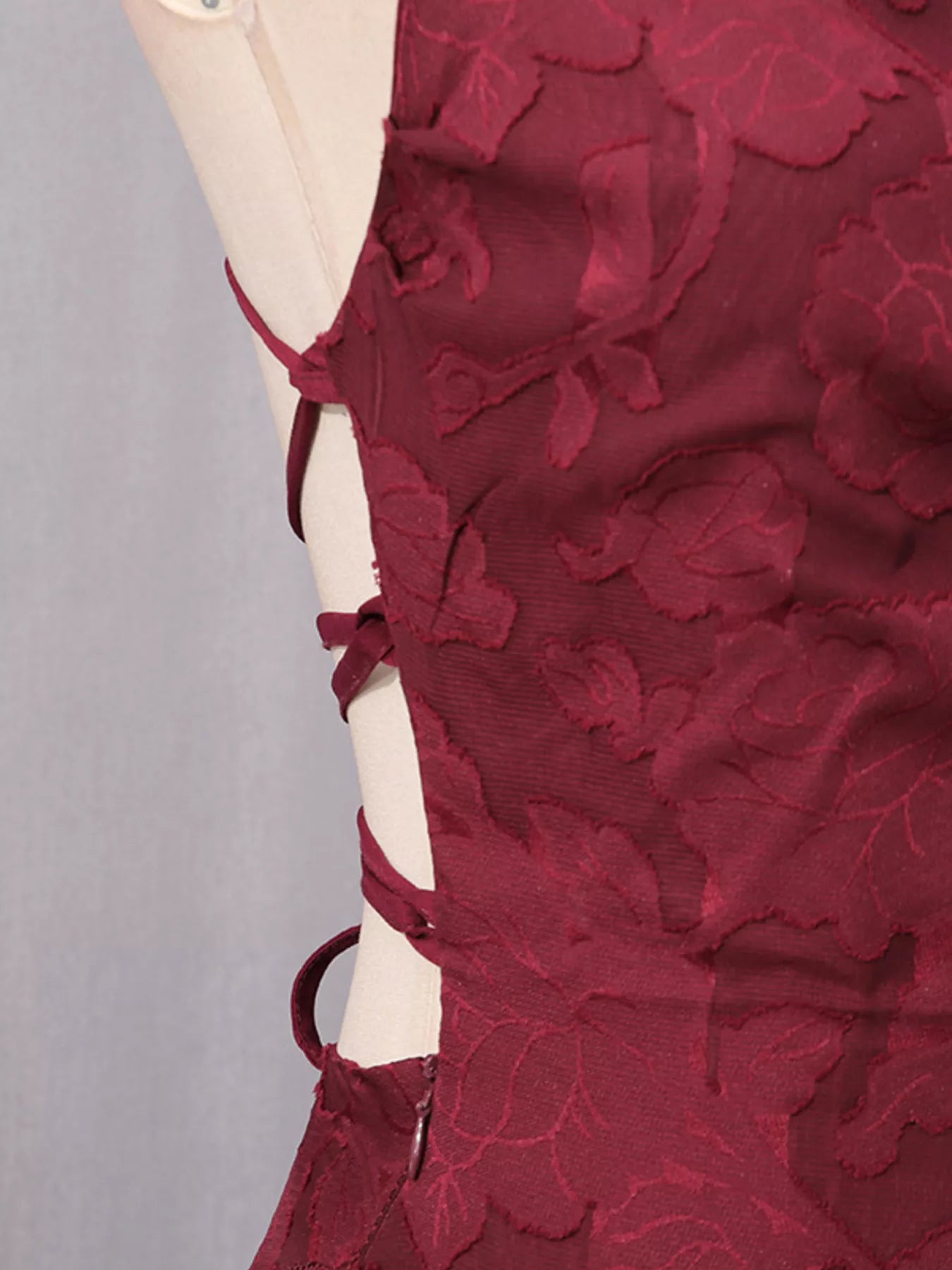Lace Spaghetti Strap Maxi Dress-Nordavory