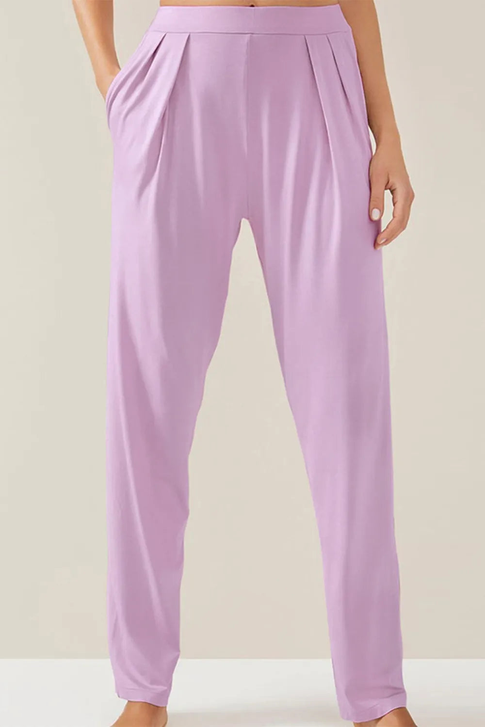 Buttery-Soft Surplice Long Sleeve Top and Pants Set-Nordavory
