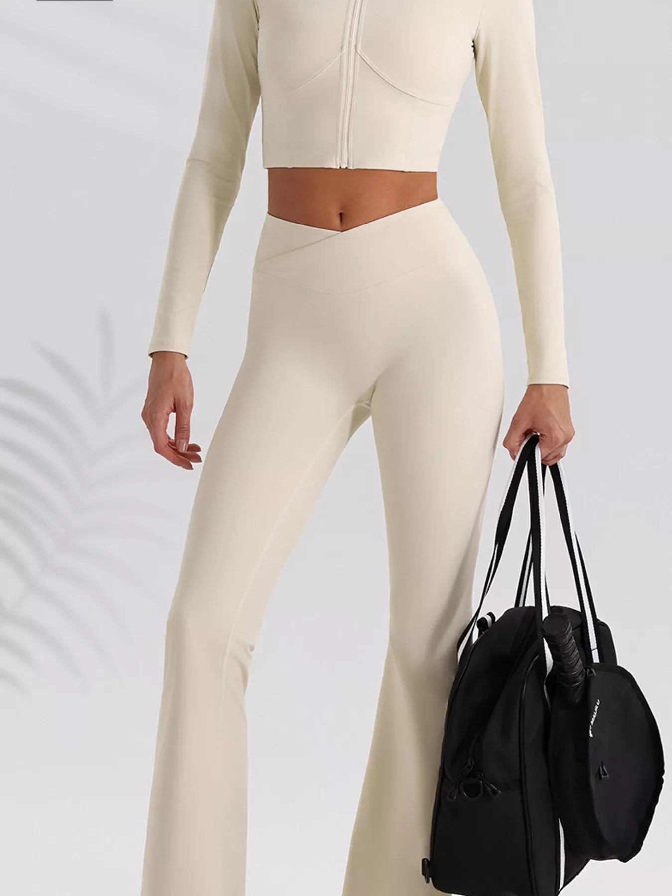 Seamless Criss-Cross V-Neck Tank and Leggings Active Set – image 16