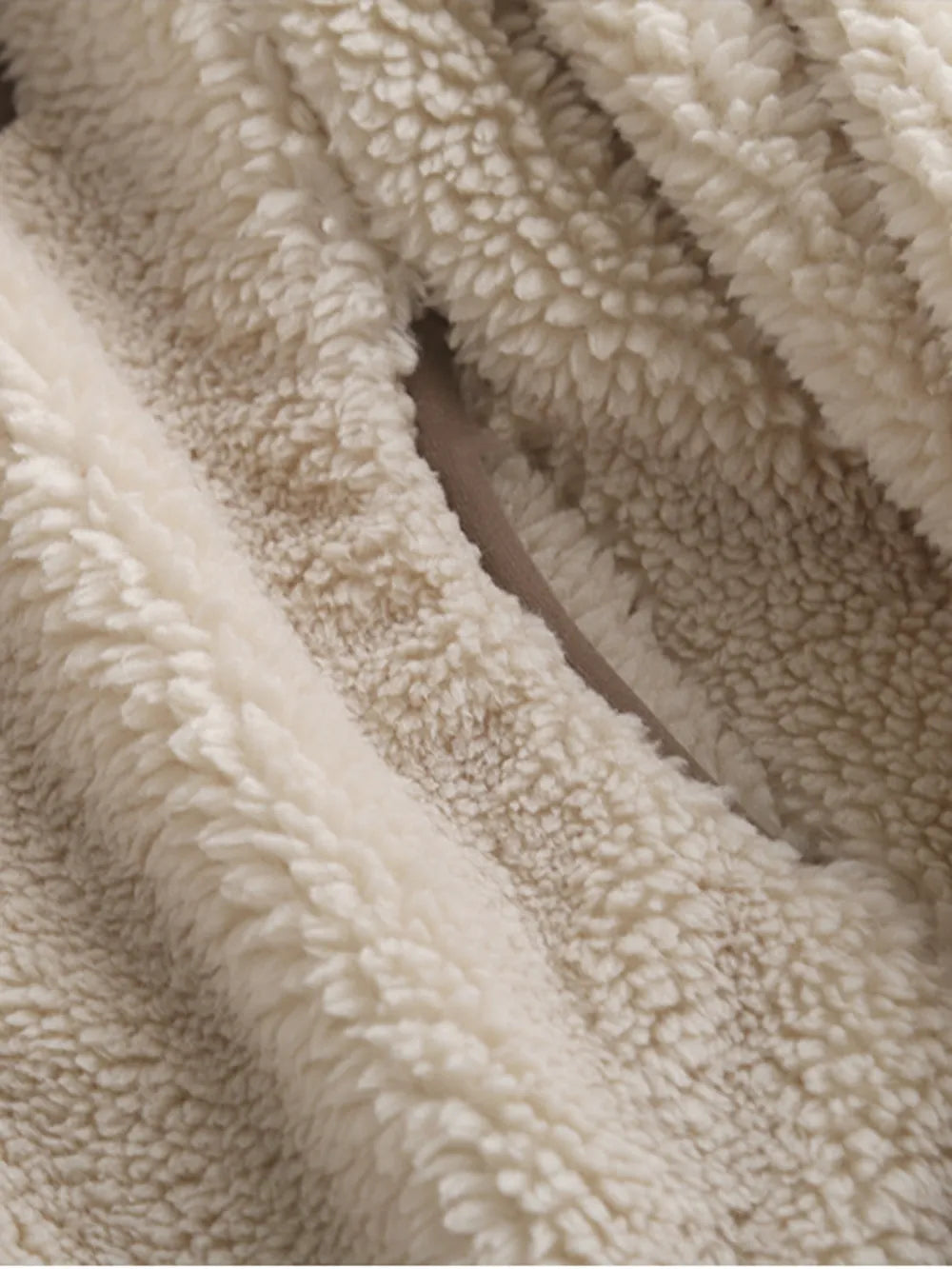 Zip Up Long Sleeve Plush Jacket-Nordavory