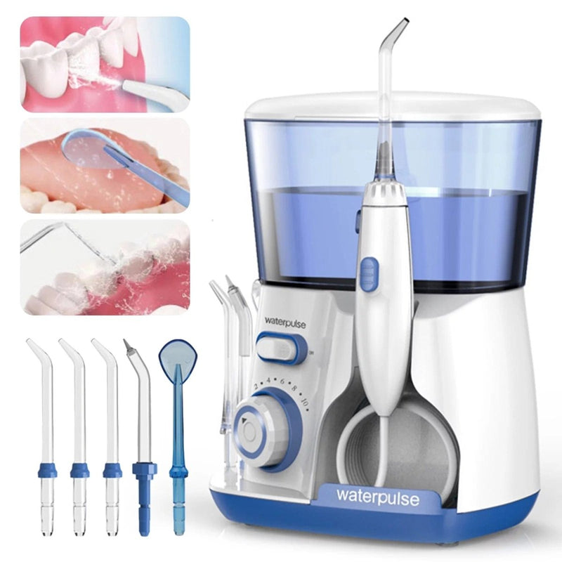 Dental Electric Water Flosser Oral Irrigator with 5 Adjustable Water - Nordavory